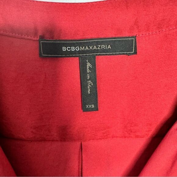 BcbgMaxAzria train red dress size XXS - Picture 5 of 7